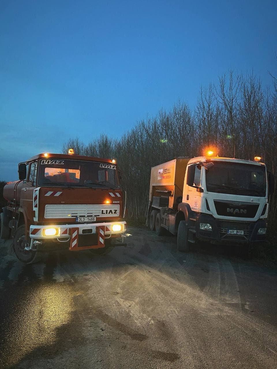 Noční nasazení s doprovodnou technikou